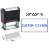 Customizable Self-Inking Rubber Stamp