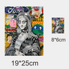 A colorful illustration featuring a stylized female character with a crown and intricate details, designed for iron-on heat t
