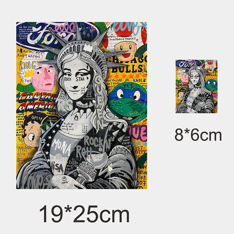 A colorful illustration featuring a stylized female character with a crown and intricate details, designed for iron-on heat t
