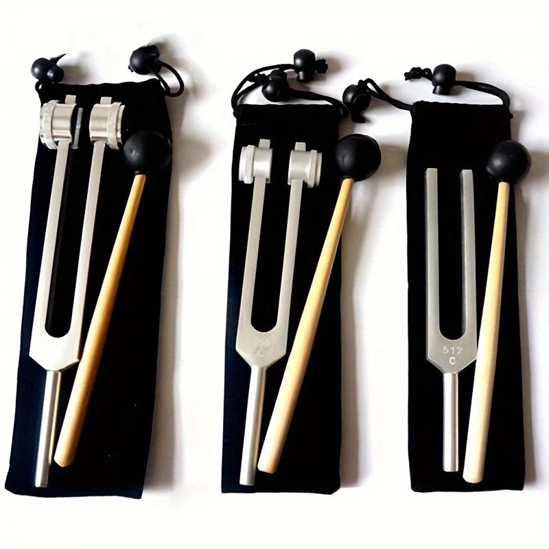 Weighted Bio-Acoustic Tuning Fork Set for Sound Healing and Stress Relief