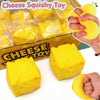 Cute Cheese Squeeze Toy – Stress Relief Fidget for Desk & Home