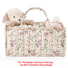 Nursery Diaper Stacker Organizer with Portable Caddy Design