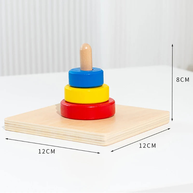 Wooden Montessori Object Permanence Toy for Toddlers