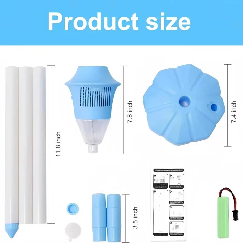 Automatic Street Lamp Bubble Machine for Kids