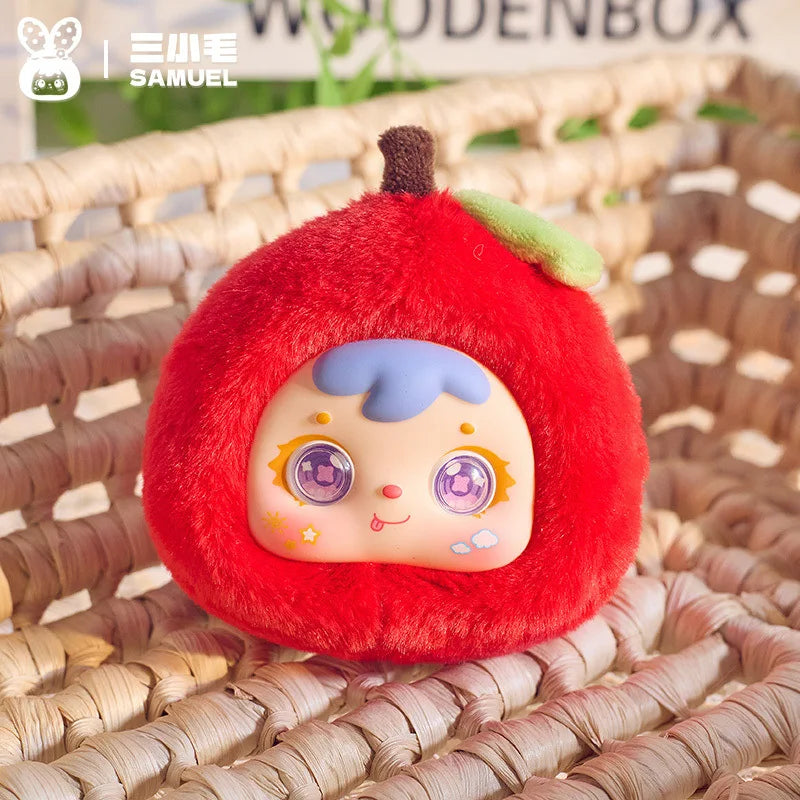 Samuel Heartbeat Plush Fruit Style Keychain Blind Box