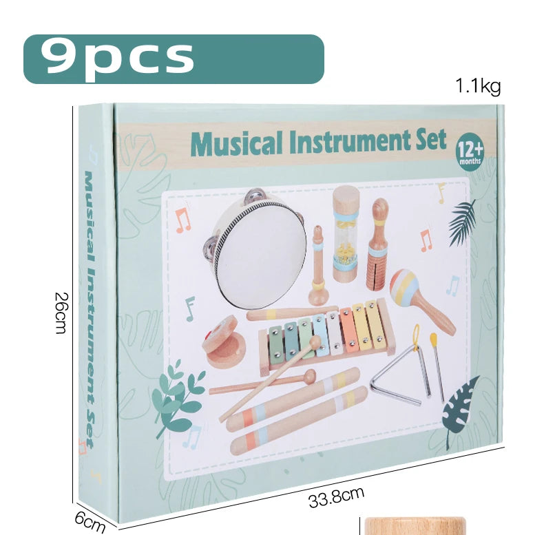Wooden Montessori Music Set for Kids