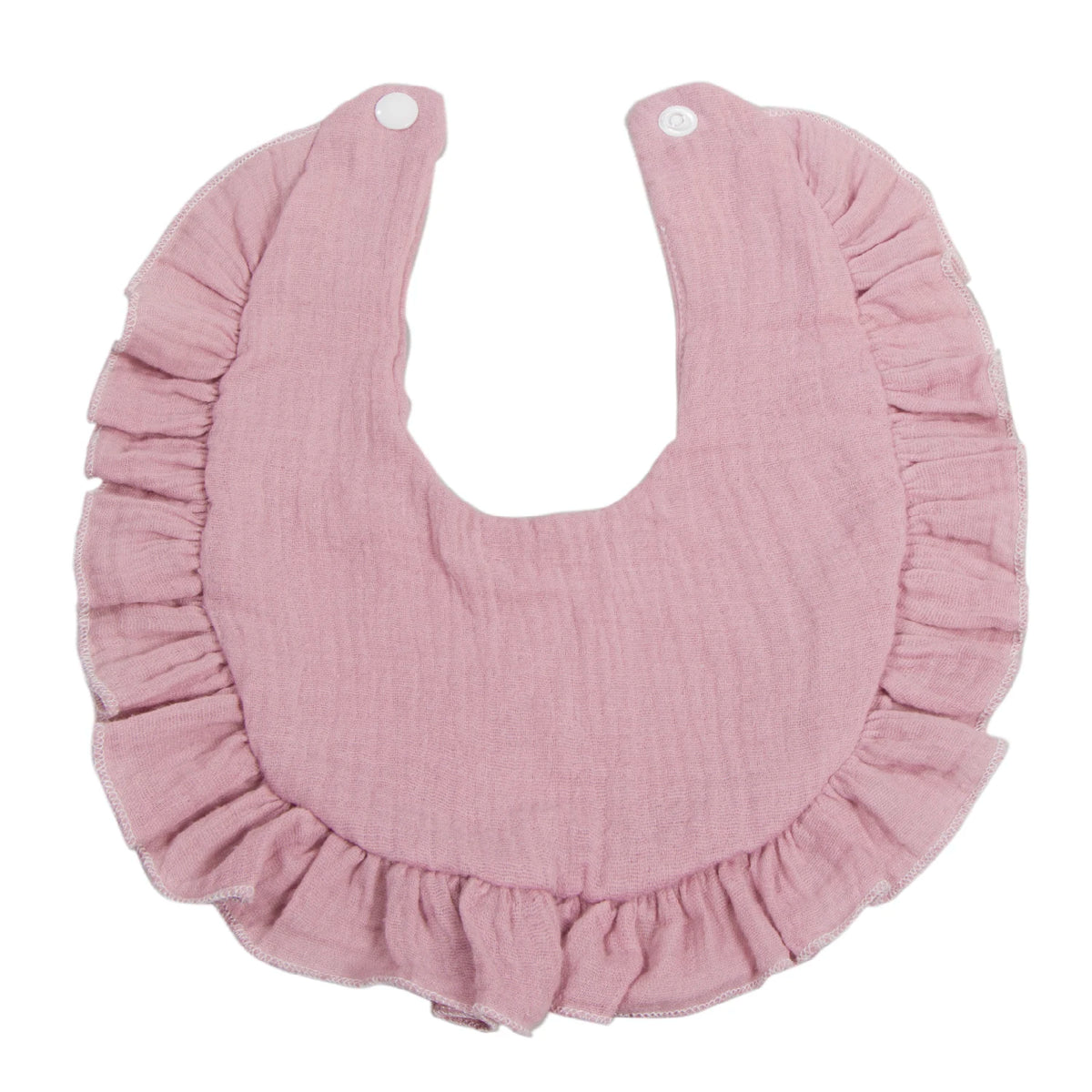 Soft Muslin Cotton Baby Bibs (3-Pack) with Snap Closure