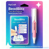 PipCraft BeadBlitz auto bead dispenser tool with a diamond painting pen and round standard drills.
