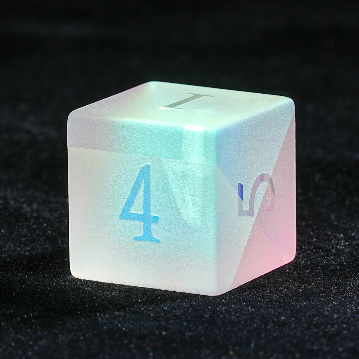 Premium 7-Piece Frosted Gemstone Polyhedral Dice Set for Tabletop RPGs