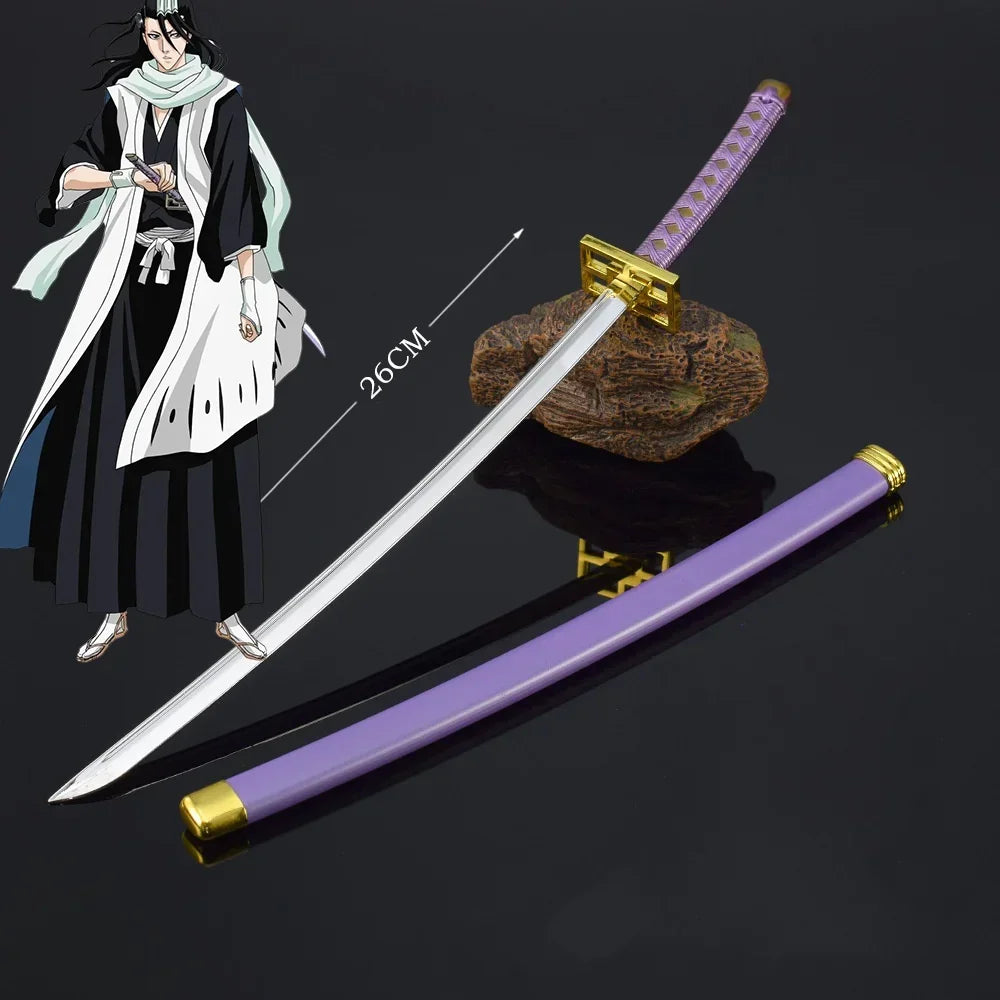 Compact Metal Katana – Bleach Anime Inspired Sword with Scabbard