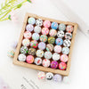 Pink Silicone Round Beads for DIY Jewelry Making
