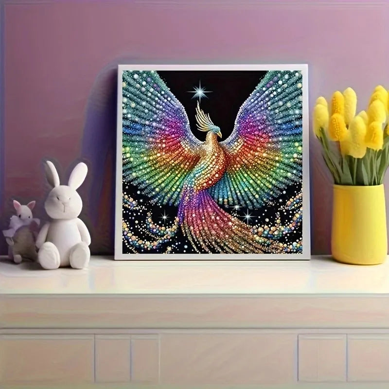 5D DIY Diamond Painting Kit – Phoenix Design for Adults & Beginners