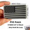 Reflective American Flag Tactical Patch with Glow-in-the-Dark Detail
