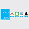 A set of magnetic building tiles with various colored pieces and gift options.