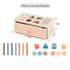 Wooden Color Shape Sorter with Drawer Box – Montessori Learning Toy