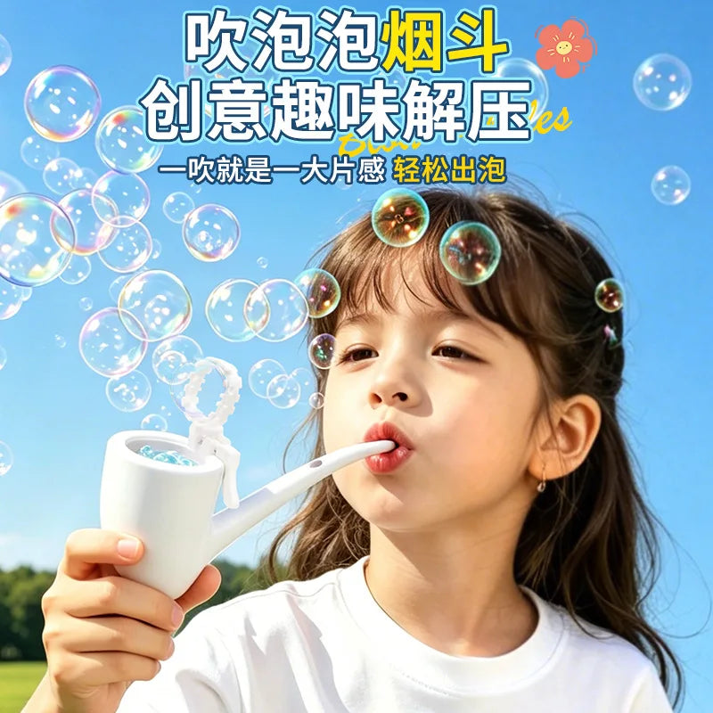 Classic Bubble Pipe Wand for Fun and Stress Relief
