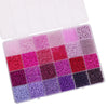5200+ Glass Rice Beads in 24 Colors for DIY Jewelry Making