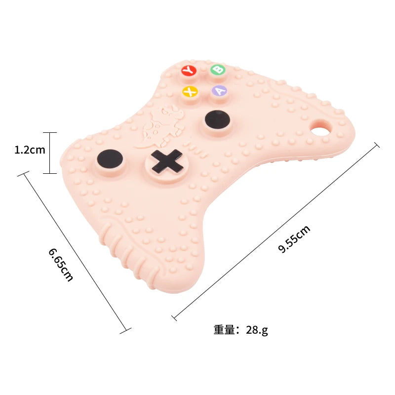 Silicone Remote Control Teether for Baby Teething Relief