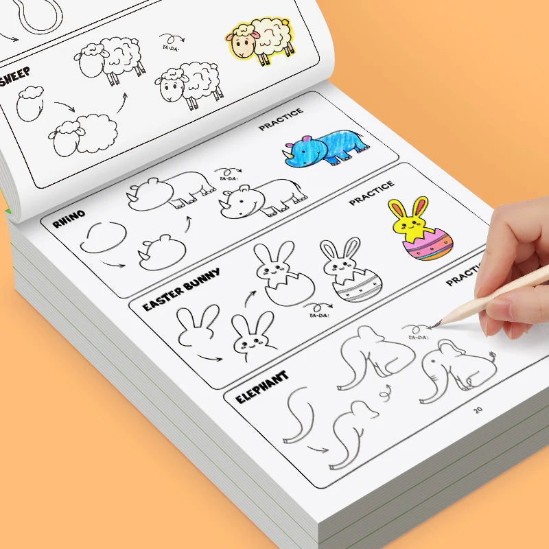 Learn to Draw Animals – 96 Step-by-Step Tutorials for All Ages