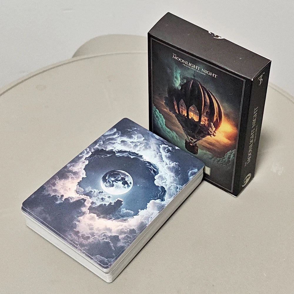 The Moonlight Night Lenormand Oracle Deck - 44 Gothic Fantasy Cards