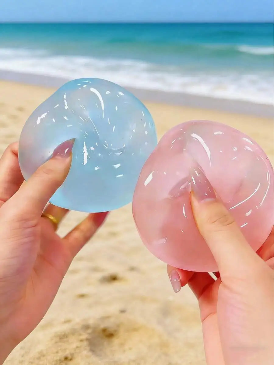Moldable Stress Relief Squeeze Ball – Slow Rebound Coconut Scent