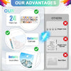 A graphic highlighting the advantages of a paint by numbers kit, including 24 paint cans, colorful canvas, and good effects c