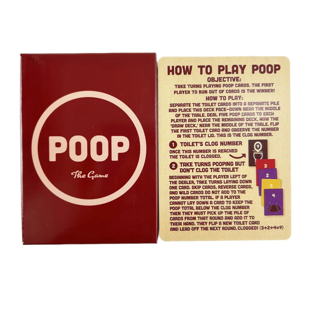 POOP The Game: Family Party Card Game