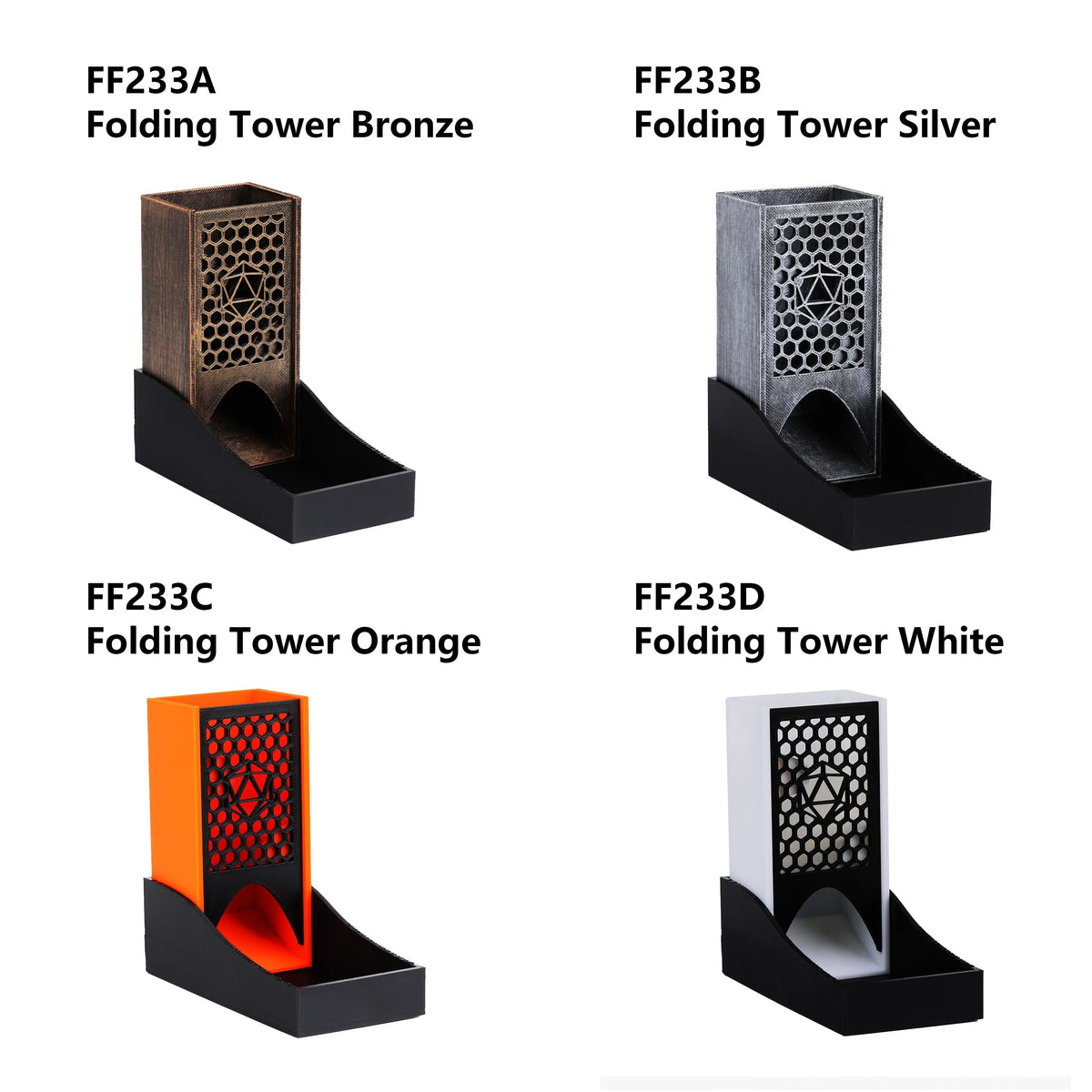 Portable Dice Tower for Tabletop RPG Games
