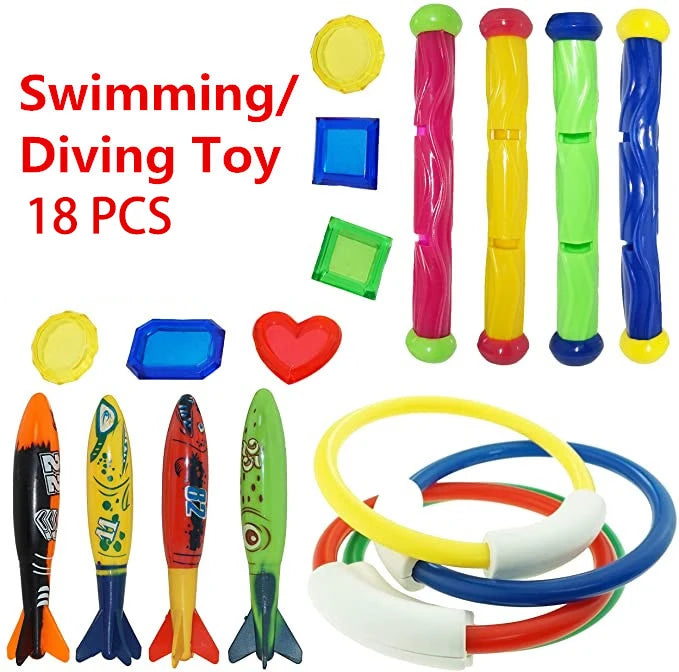 Underwater Diving Stick Toy Set for Pool Fun