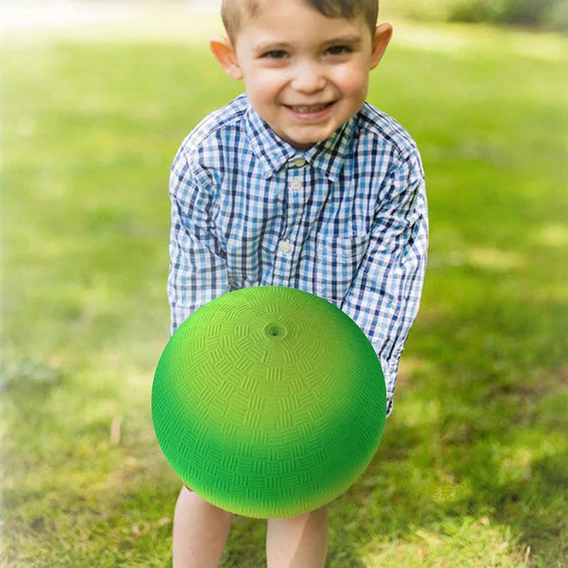 Rainbow Bouncy Kickball for Kids