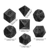 7-Piece Polyhedral Dice Set for Tabletop RPGs and Board Games