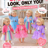 Adorable Baby Doll Clothing Set with Coat and Dress
