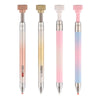 A set of five gradient rotating dotting pens for nail art and rhinestone application in various pastel colors.