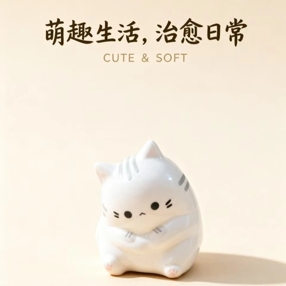 Adorable Slow-Rising Cat Squishy – Soft PU Stress Relief Toy