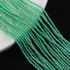 2mm Austrian Crystal Spacer Beads – White AB Finish