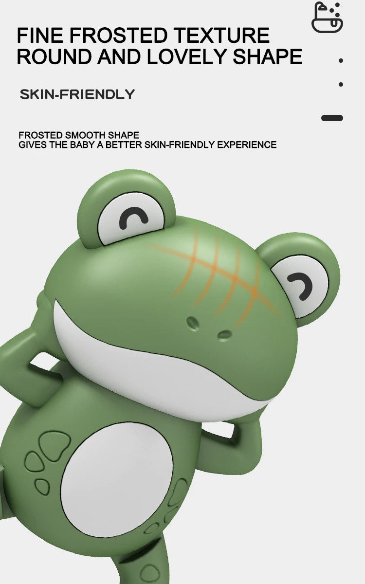Frog Swimming Wind-Up Bath Toy for Kids