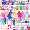 50-Piece Doll Fashion Wardrobe Set for 11.5-12 Inch Dolls
