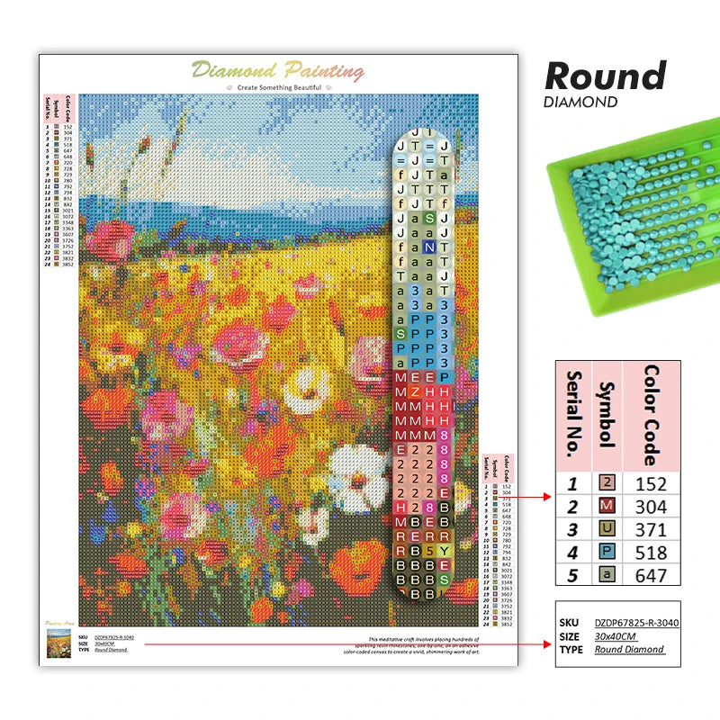 Christmas Diamond Painting Kit with Frame, Scenic Art for Adults