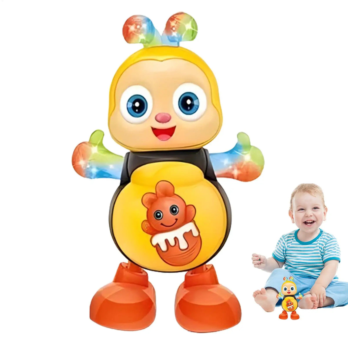 Musical Dancing Bee Toy with Lights
