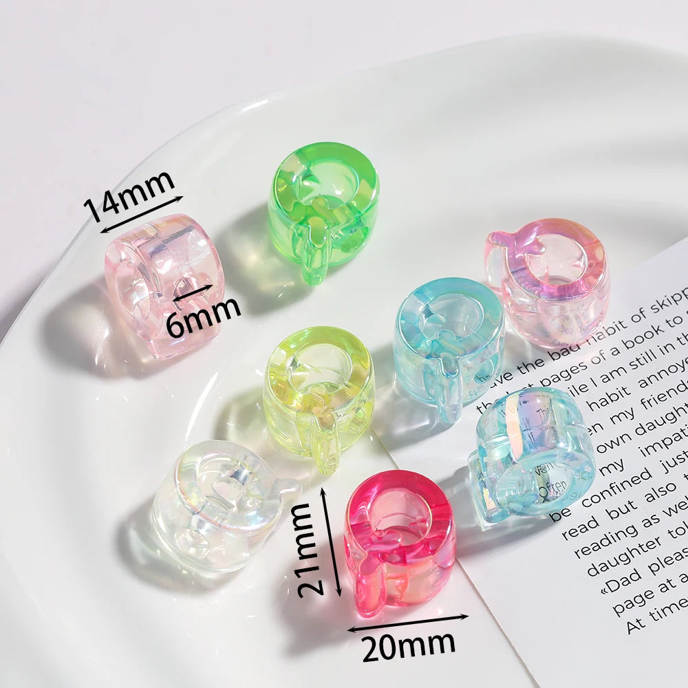 Acrylic Alphabet Beads for Jewelry Making – DIY Craft Kit