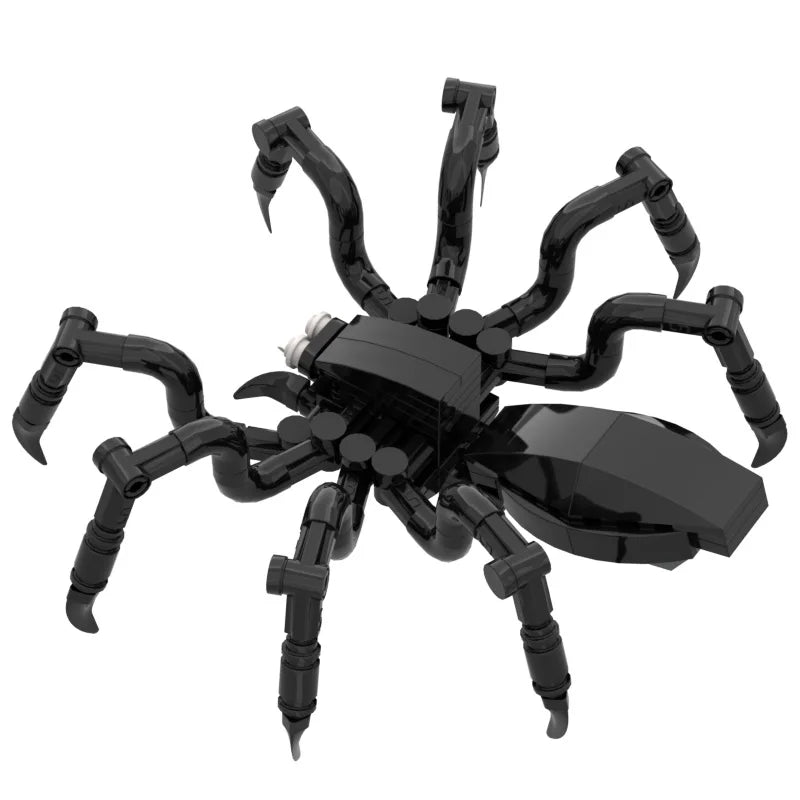 Building Block Kit: Black Spider Model