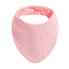 Organic Cotton Muslin Baby Bib with Bandana Style