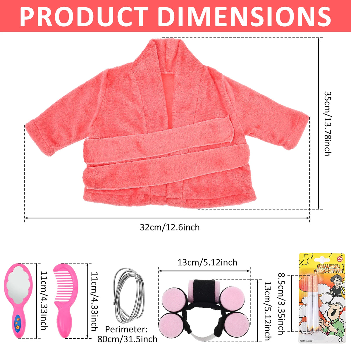 Goose Costume Dress-Up Set for Lawn Statues