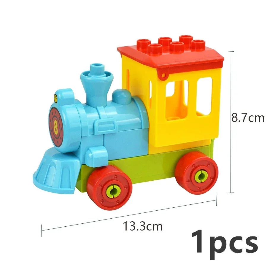 Large Building Blocks Traffic Series Vehicles Set