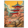 Cherry Blossom Tower Diamond Painting Kit – DIY 5D Wall Art for Adults