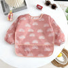 Waterproof Long Sleeve Baby Bib with Full Sleeve Protection