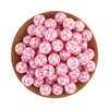 Pink Silicone Round Beads for DIY Jewelry Making