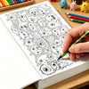 Adult Coloring Book: Detailed Trace & Doodle Pages