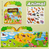 Reusable Sticker Book for Kids – Mess-Free Pretend Play & Learning Themes