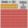 Reusable Toy Gun Shells and Bullets for M1911, SIG17 & USP Models